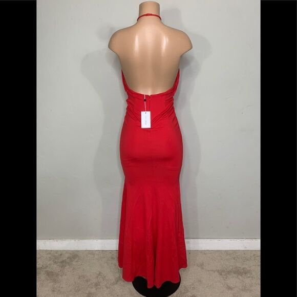 NWT LOVERS + FRIENDS Rosa Gown in Red Rose, Size S - Picture 8 of 10